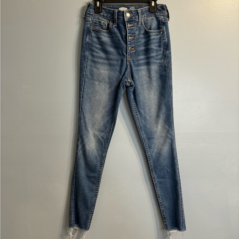 Old Navy Super Skinny Ultra High Waist Jeans